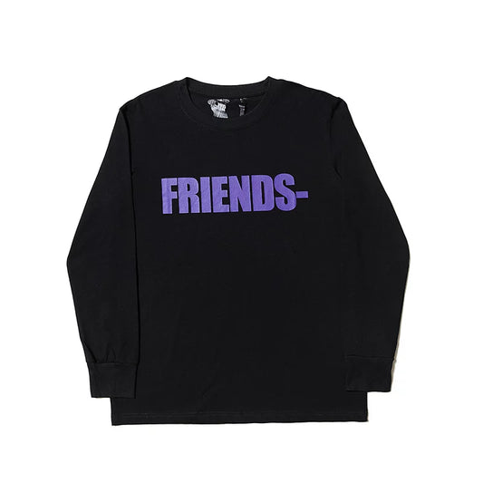 Friends Vlone Basic Black Long Sleeve