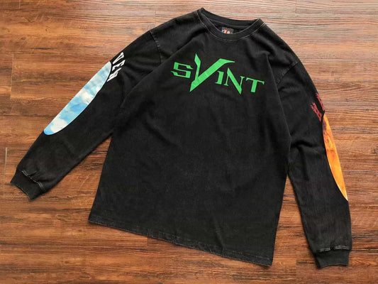 Vlone Aesthetic Black Sweatshirt