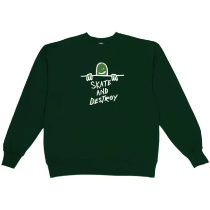 Thrasher GONZ Sad Logo Crewneck – Green