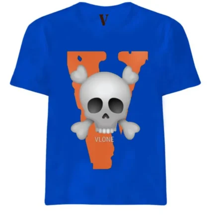 Vlone Big V With Skull T-Shirt