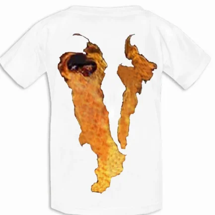 Vlone Flaming Friends T-Shirt – White