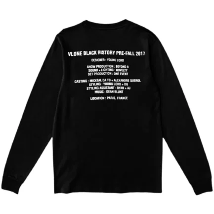 Vlone Black History Sweatshirt – Black