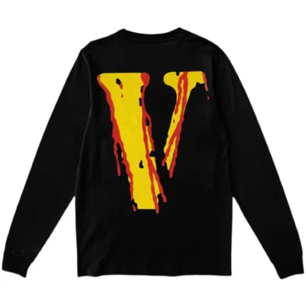 Vlone Blood Smiley Face Sweatshirt – Black