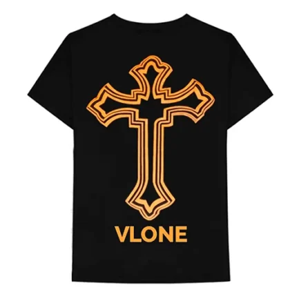Vlone x Tupac Powamekka Cafe Black T-Shirt