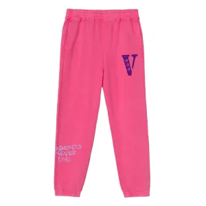 VLONE X Juice WRLD Pink Sweat Pants